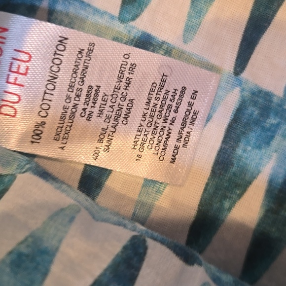 Hatley Geometric Print Tiered Ruffle Sleeve Vneck Tank Blouse - Picture 8 of 12